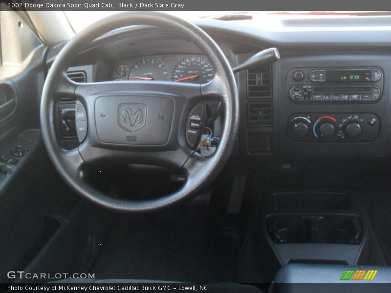 Black / Dark Slate Gray 2002 Dodge Dakota Sport Quad Cab