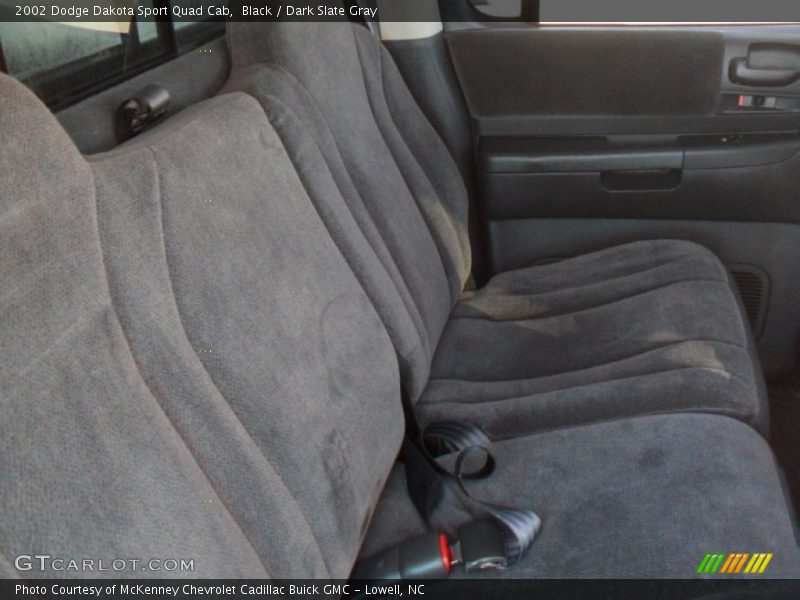 Black / Dark Slate Gray 2002 Dodge Dakota Sport Quad Cab