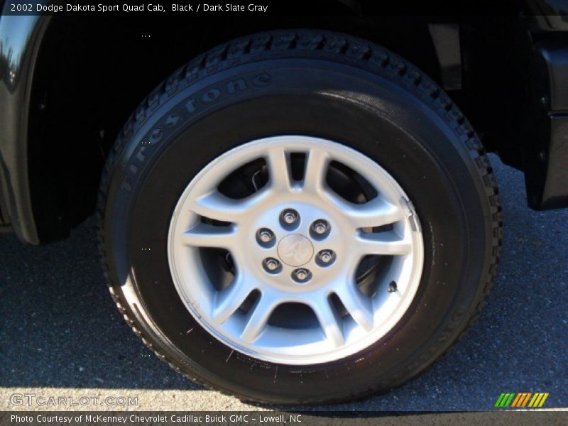 Black / Dark Slate Gray 2002 Dodge Dakota Sport Quad Cab