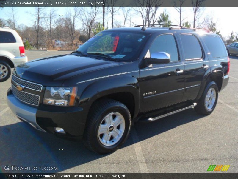 Black / Light Titanium/Ebony 2007 Chevrolet Tahoe Z71