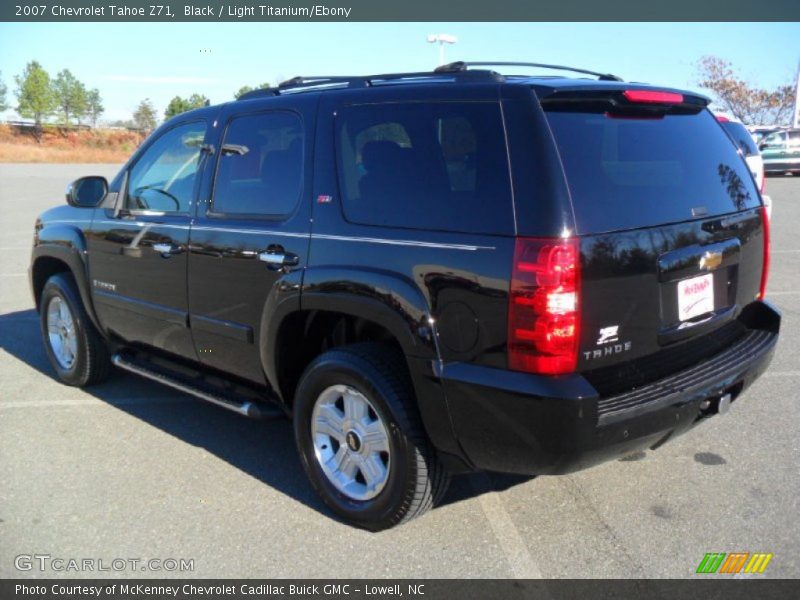 Black / Light Titanium/Ebony 2007 Chevrolet Tahoe Z71