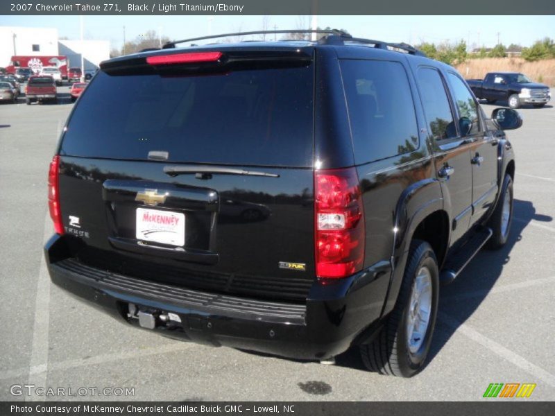 Black / Light Titanium/Ebony 2007 Chevrolet Tahoe Z71