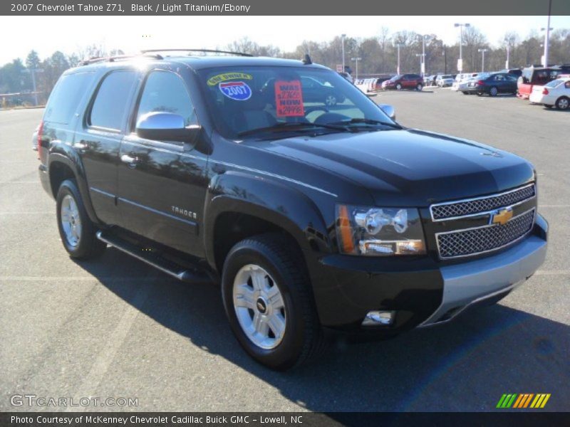 Black / Light Titanium/Ebony 2007 Chevrolet Tahoe Z71