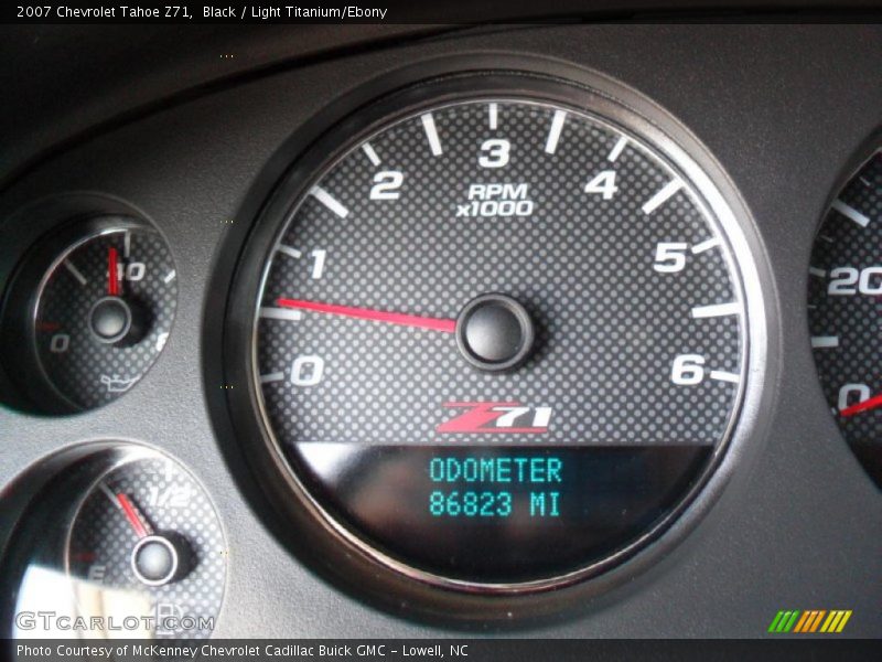 Black / Light Titanium/Ebony 2007 Chevrolet Tahoe Z71