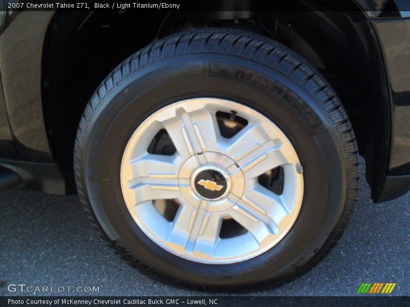 Black / Light Titanium/Ebony 2007 Chevrolet Tahoe Z71