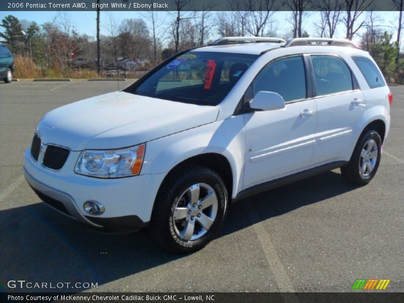 Bright White / Ebony Black 2006 Pontiac Torrent AWD