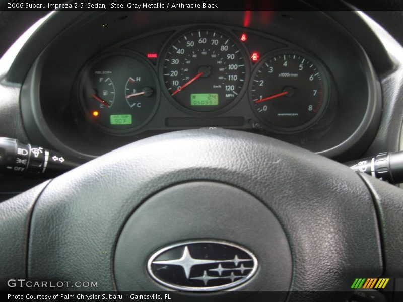 Steel Gray Metallic / Anthracite Black 2006 Subaru Impreza 2.5i Sedan