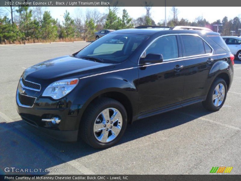 Black / Light Titanium/Jet Black 2012 Chevrolet Equinox LT