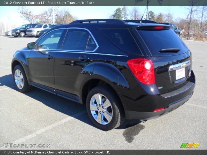 Black / Light Titanium/Jet Black 2012 Chevrolet Equinox LT