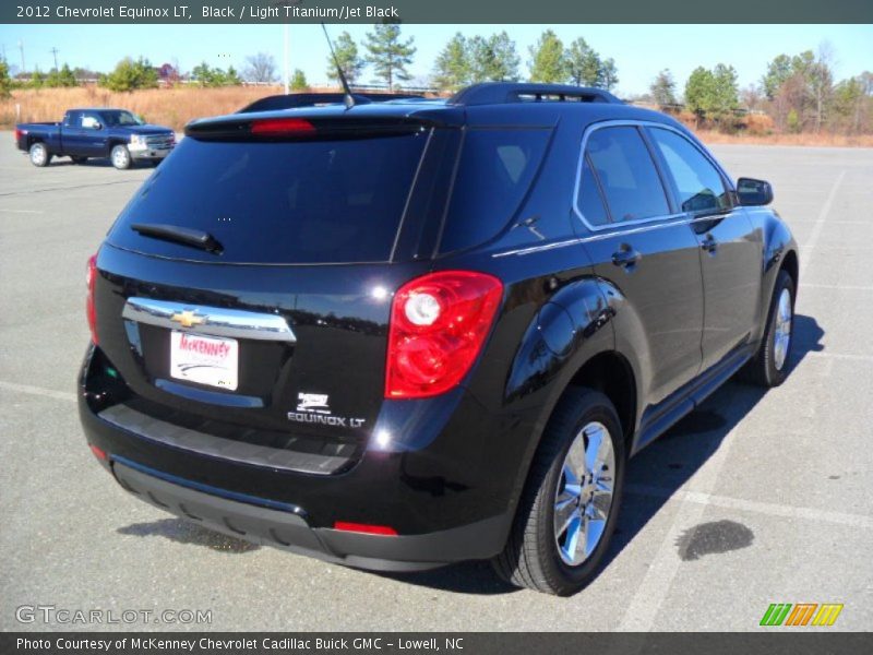 Black / Light Titanium/Jet Black 2012 Chevrolet Equinox LT