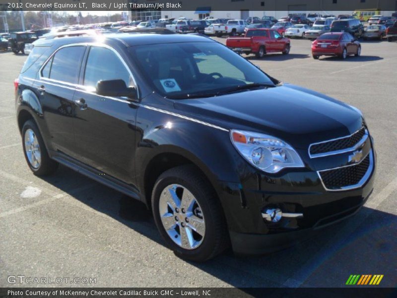 Black / Light Titanium/Jet Black 2012 Chevrolet Equinox LT