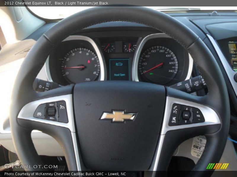 Black / Light Titanium/Jet Black 2012 Chevrolet Equinox LT