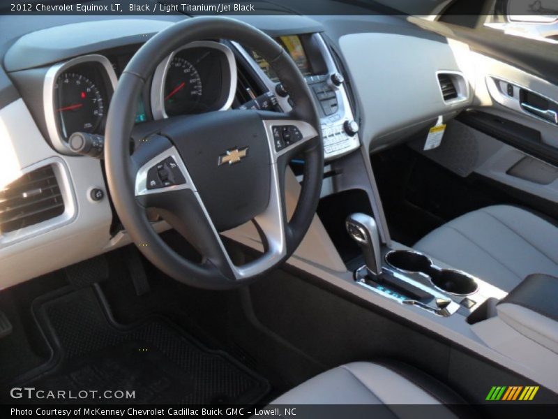 Black / Light Titanium/Jet Black 2012 Chevrolet Equinox LT
