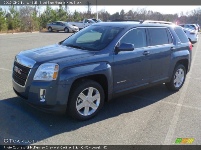 Steel Blue Metallic / Jet Black 2012 GMC Terrain SLE