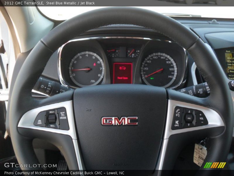 Steel Blue Metallic / Jet Black 2012 GMC Terrain SLE