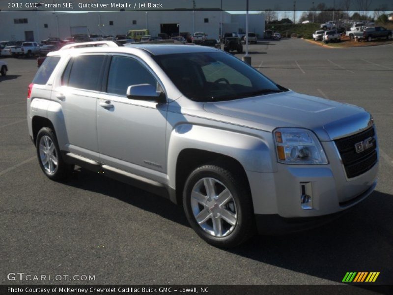 Quicksilver Metallic / Jet Black 2012 GMC Terrain SLE