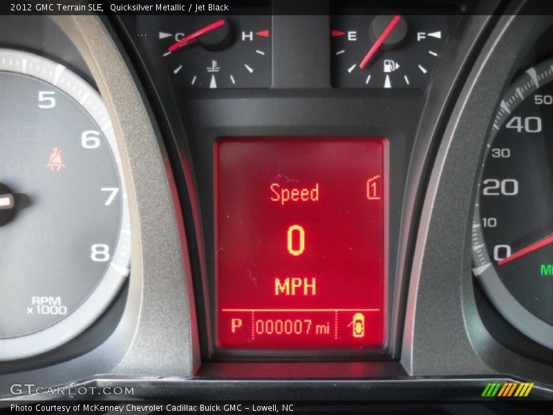 Quicksilver Metallic / Jet Black 2012 GMC Terrain SLE