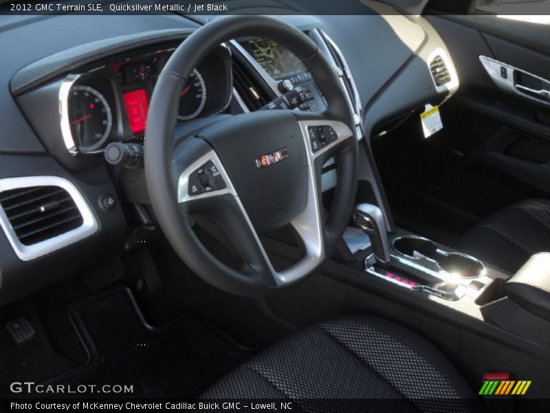Quicksilver Metallic / Jet Black 2012 GMC Terrain SLE