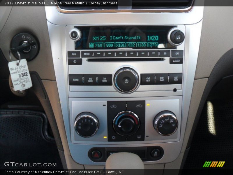 Mocha Steel Metallic / Cocoa/Cashmere 2012 Chevrolet Malibu LS