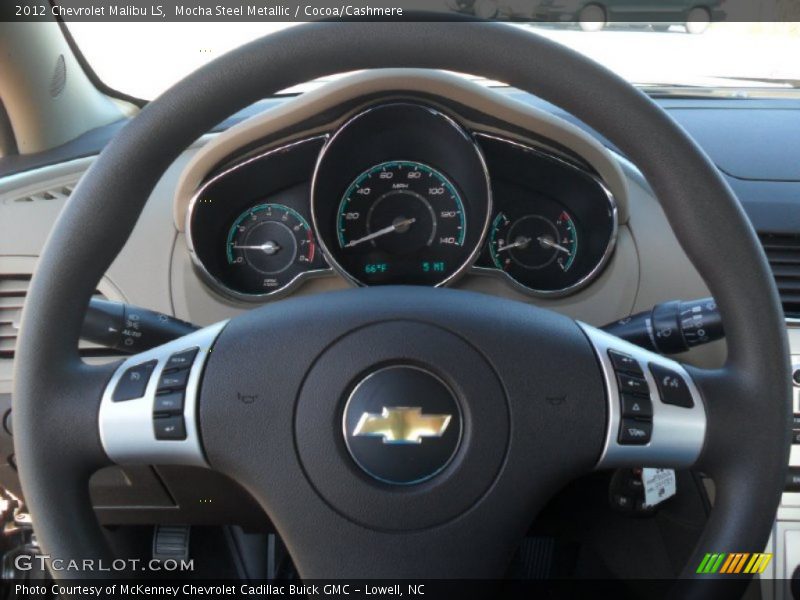 Mocha Steel Metallic / Cocoa/Cashmere 2012 Chevrolet Malibu LS