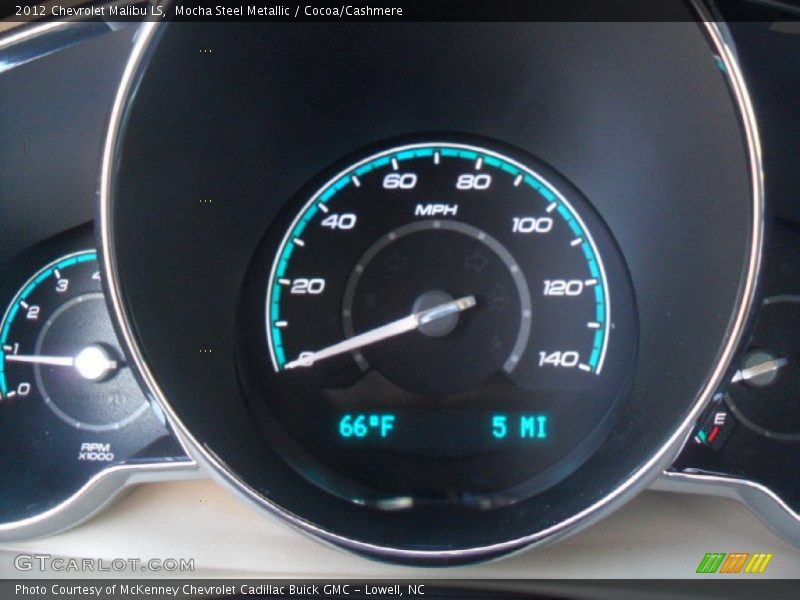 Mocha Steel Metallic / Cocoa/Cashmere 2012 Chevrolet Malibu LS
