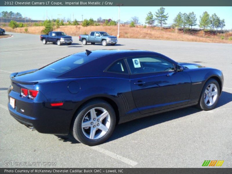 Imperial Blue Metallic / Gray 2012 Chevrolet Camaro LT Coupe