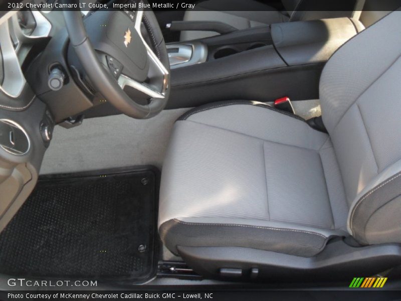Imperial Blue Metallic / Gray 2012 Chevrolet Camaro LT Coupe