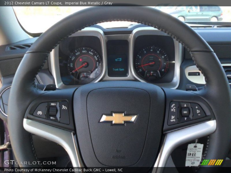 Imperial Blue Metallic / Gray 2012 Chevrolet Camaro LT Coupe