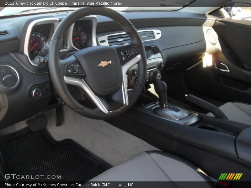 Imperial Blue Metallic / Gray 2012 Chevrolet Camaro LT Coupe