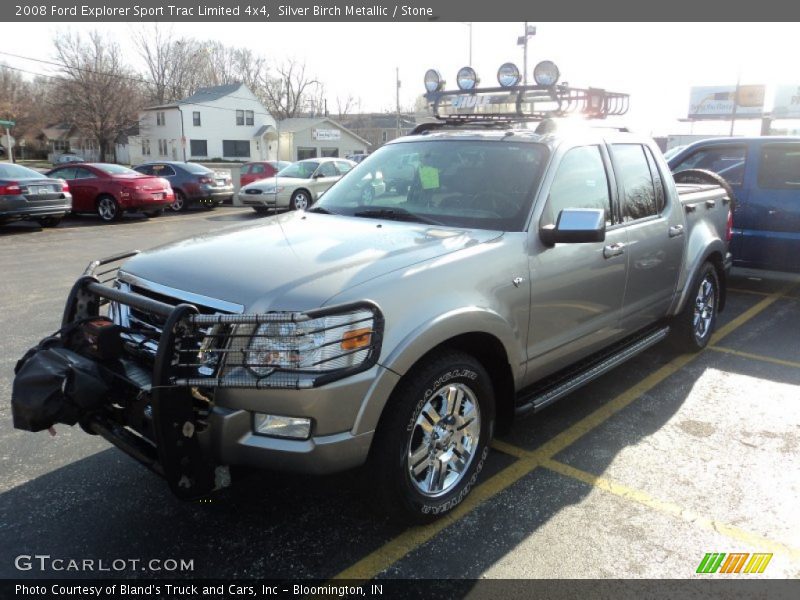 Silver Birch Metallic / Stone 2008 Ford Explorer Sport Trac Limited 4x4