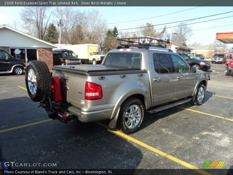 Silver Birch Metallic / Stone 2008 Ford Explorer Sport Trac Limited 4x4