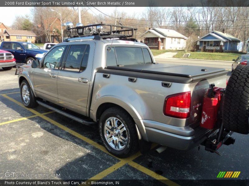 Silver Birch Metallic / Stone 2008 Ford Explorer Sport Trac Limited 4x4