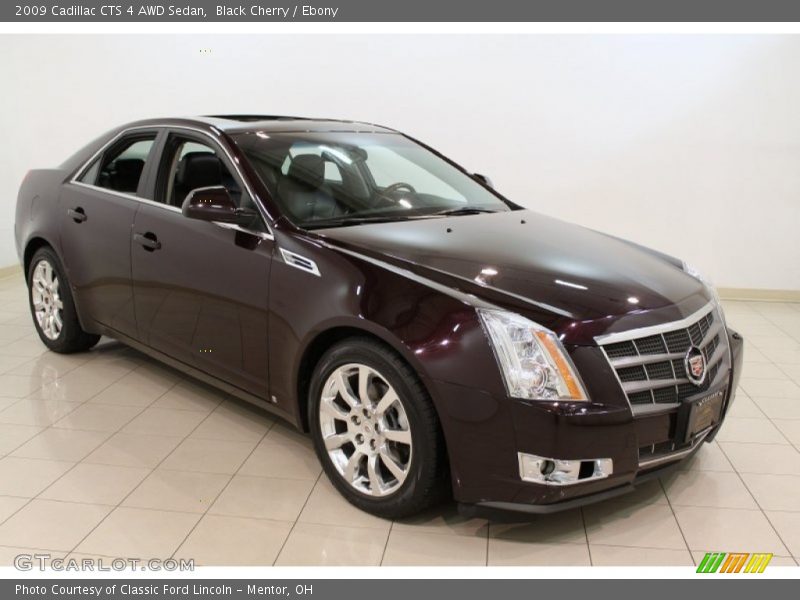  2009 CTS 4 AWD Sedan Black Cherry
