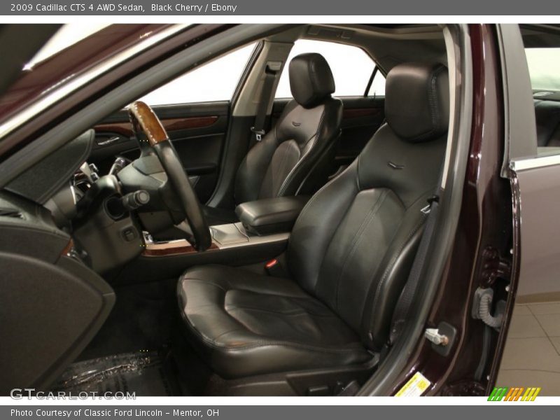 Black Cherry / Ebony 2009 Cadillac CTS 4 AWD Sedan
