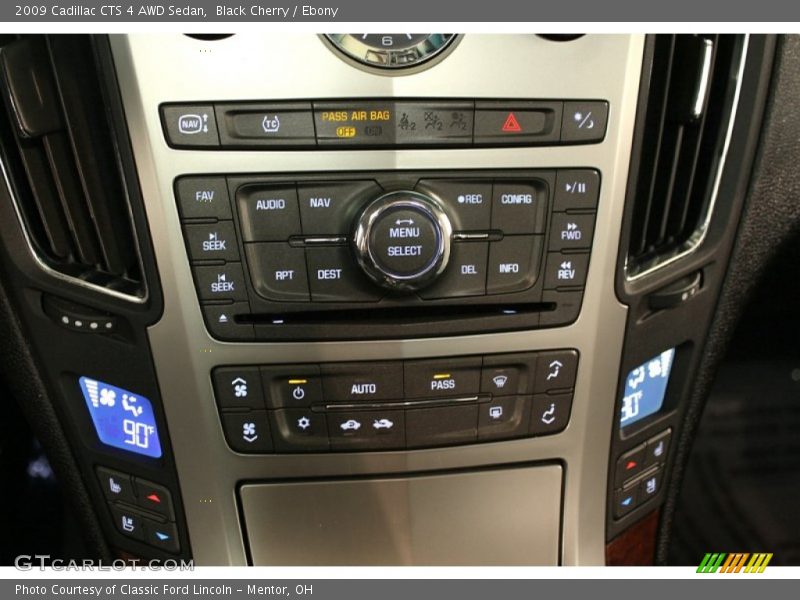 Black Cherry / Ebony 2009 Cadillac CTS 4 AWD Sedan