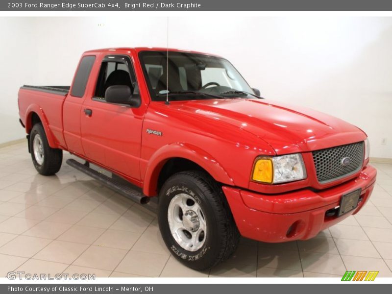Bright Red / Dark Graphite 2003 Ford Ranger Edge SuperCab 4x4