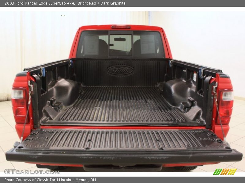 Bright Red / Dark Graphite 2003 Ford Ranger Edge SuperCab 4x4