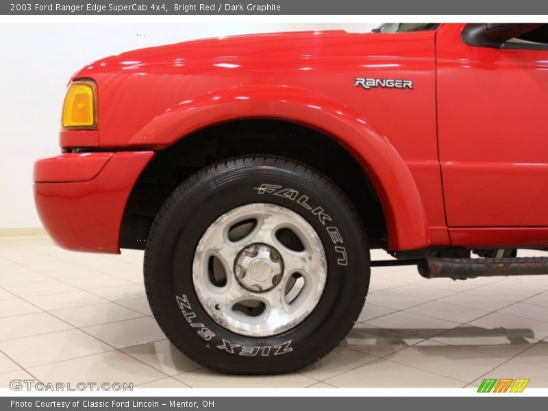 Bright Red / Dark Graphite 2003 Ford Ranger Edge SuperCab 4x4