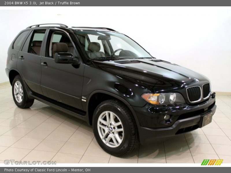 Jet Black / Truffle Brown 2004 BMW X5 3.0i