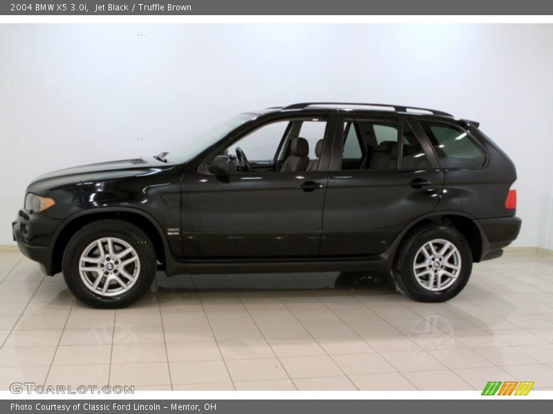 Jet Black / Truffle Brown 2004 BMW X5 3.0i