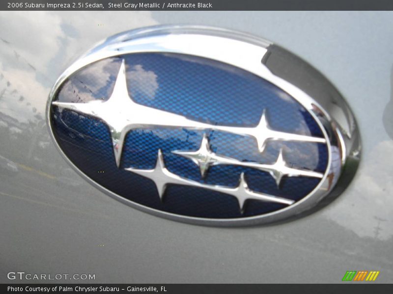 Steel Gray Metallic / Anthracite Black 2006 Subaru Impreza 2.5i Sedan