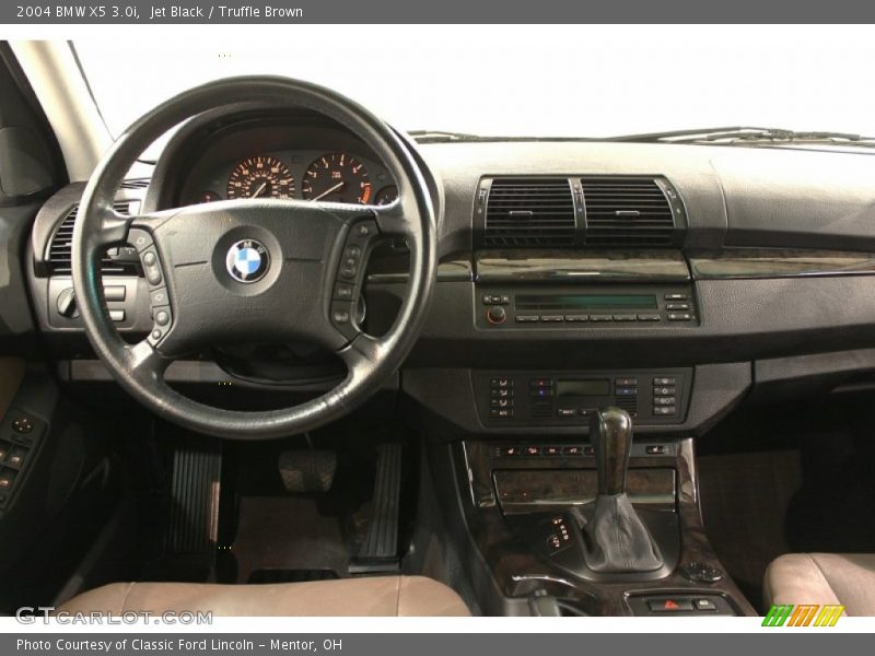 Jet Black / Truffle Brown 2004 BMW X5 3.0i