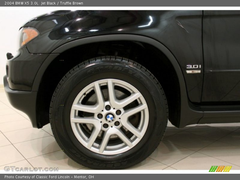 Jet Black / Truffle Brown 2004 BMW X5 3.0i
