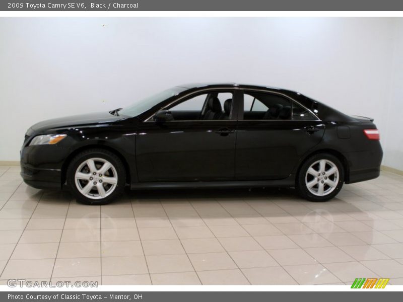 Black / Charcoal 2009 Toyota Camry SE V6