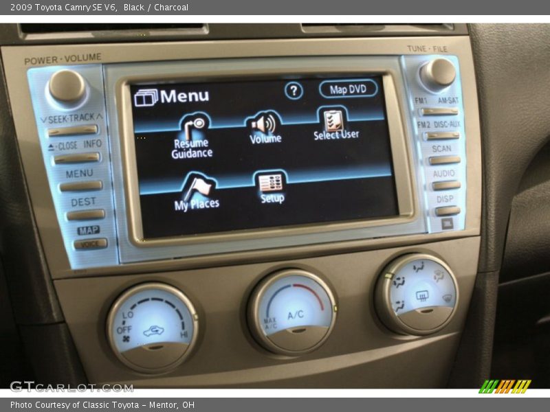 Black / Charcoal 2009 Toyota Camry SE V6