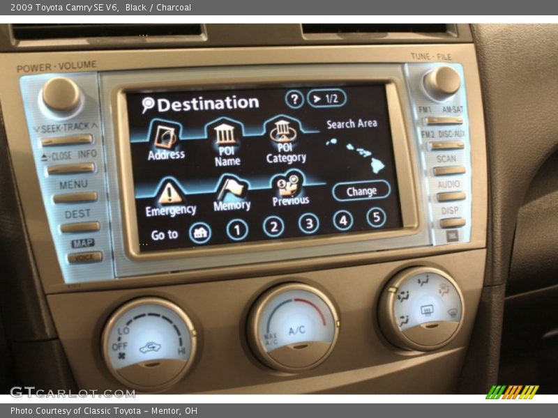 Black / Charcoal 2009 Toyota Camry SE V6