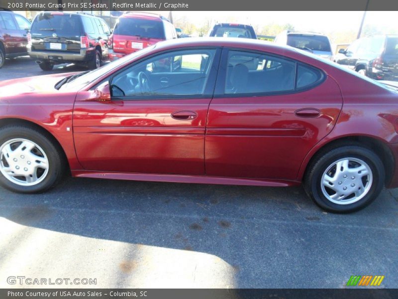 Redfire Metallic / Graphite 2003 Pontiac Grand Prix SE Sedan