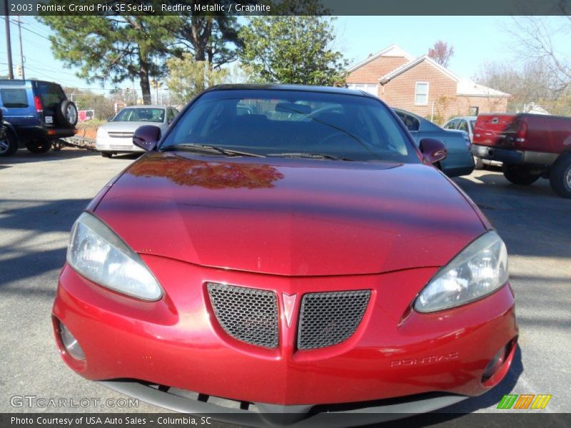 Redfire Metallic / Graphite 2003 Pontiac Grand Prix SE Sedan