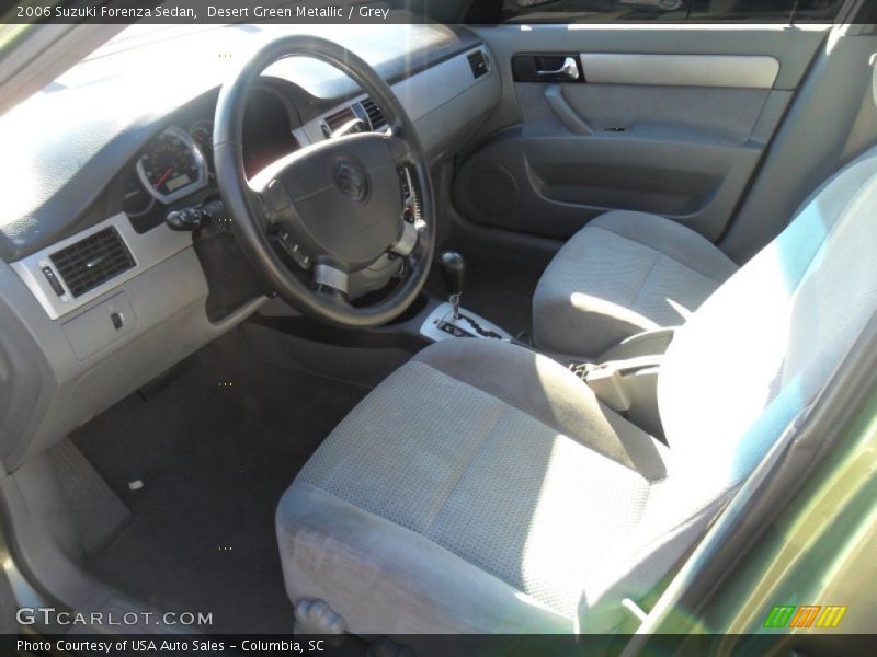 Desert Green Metallic / Grey 2006 Suzuki Forenza Sedan