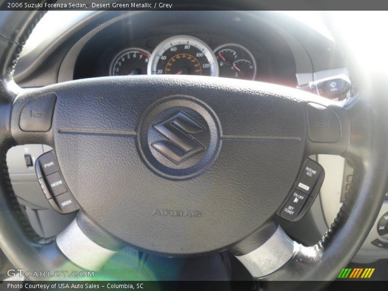 Desert Green Metallic / Grey 2006 Suzuki Forenza Sedan